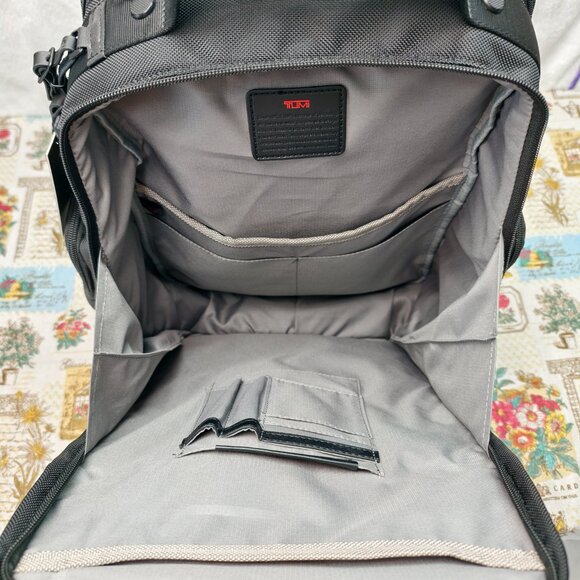 👑POSH NWT Tumi Alpha 3 Backpack Ballistic Nylon Large Capacity Backpack - Picture 6 of 8